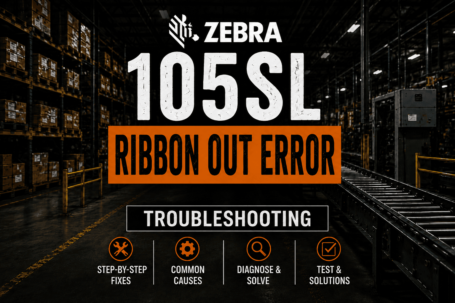 Zebra 105SL Ribbon Out Error | Causes & Fixes